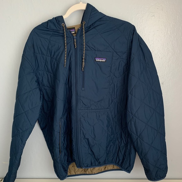 Patagonia Other - Patagonia Diamond Quilted Bomber Hooded Jacket